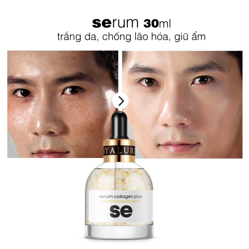 SErum 24k TRẮNG DA, GIỮ ẨM CHỐNG LÃO HÓA 30ml LANGCE dành cho Nam
