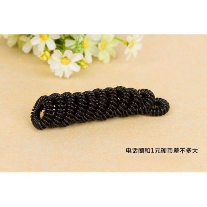 COMBO 4 dây buộc tóc xoắn dễ thương tiện ích