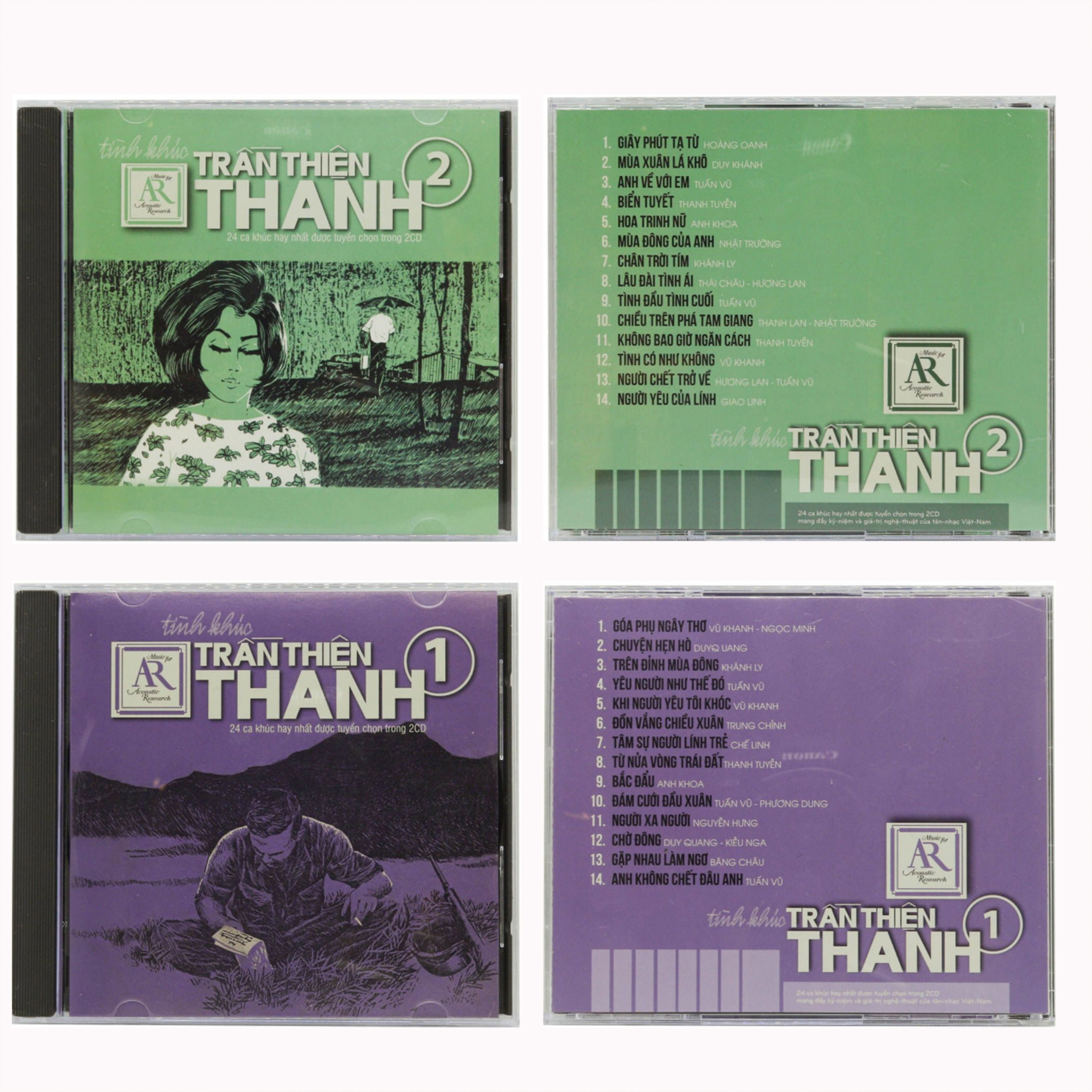 Bộ 2cd tình khúc trần thiện thanh