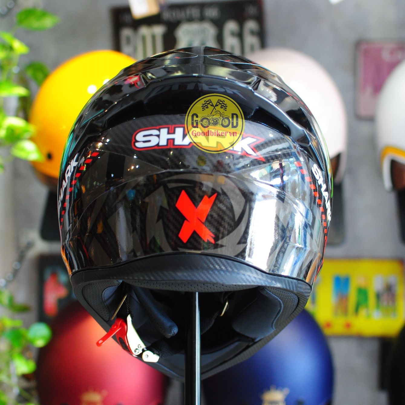 Mũ Bảo Hiểm Fullface Royal M138 tem Monster