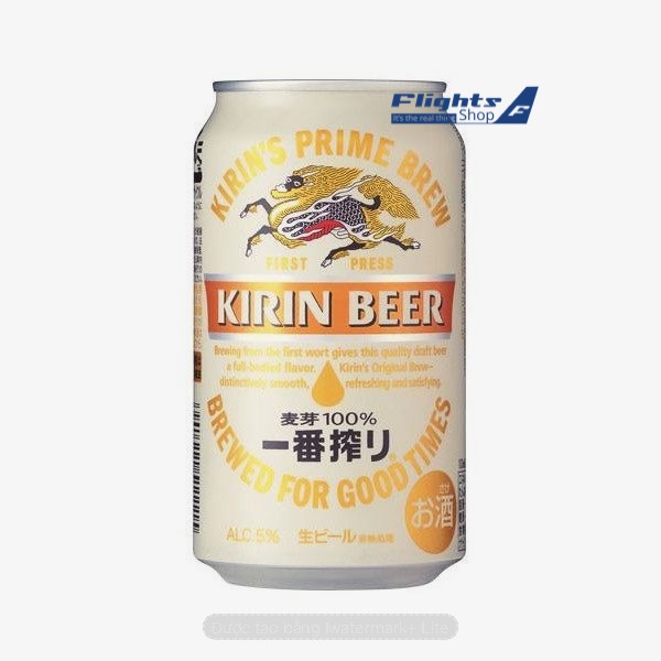 Japan beers Asahi, Sapporo, Kirin, The Premium Malt's Suntory applied on the plane