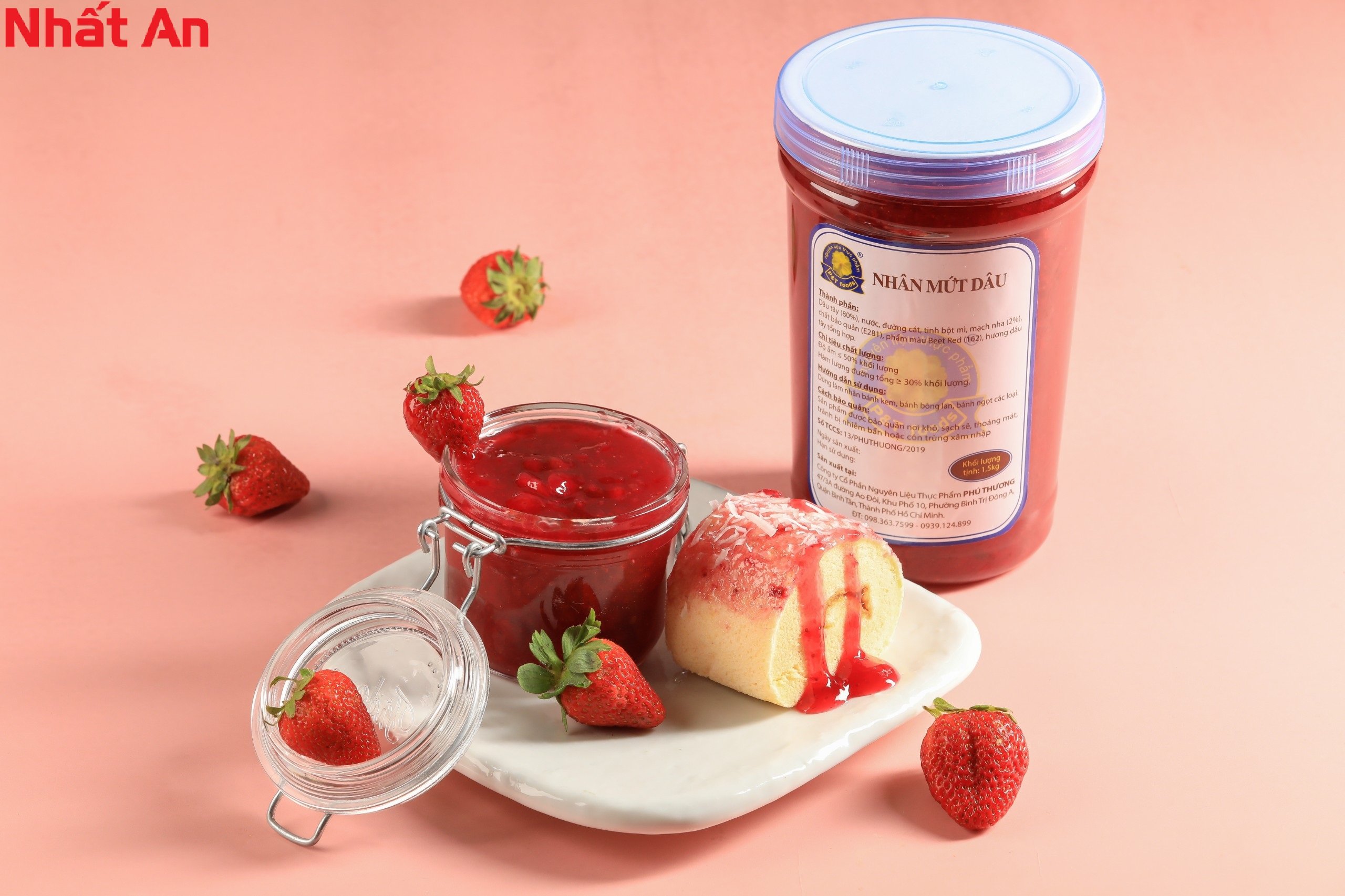 Mứt dâu phú thương 1.5kg