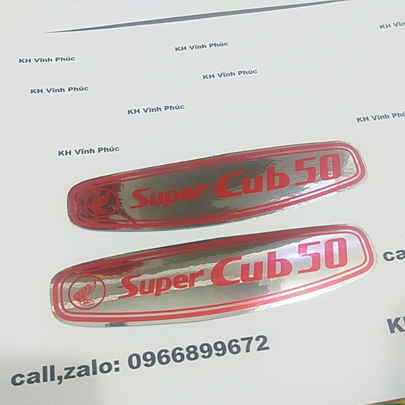 Tem cúp 50 ( 2 mảnh) _màu đỏ