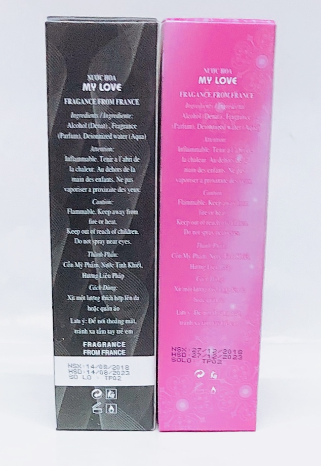 Nước hoa My Love 35ml màu hồng đậm