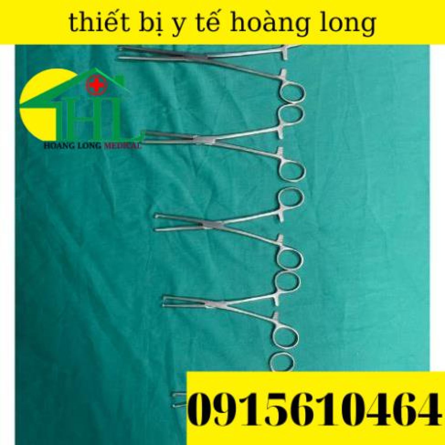 Panh y tế - panh thẳng có mấu các số 14 -16-18-20-24cm