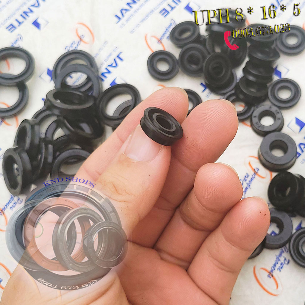 [10cái] Phớt thủy lực cho ty và piston USH/UPH 8*16*5 | UPH 8*18*5