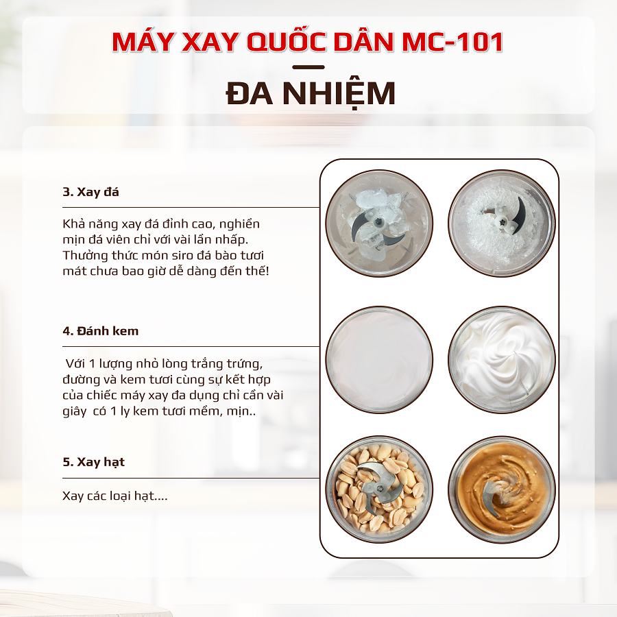 Máy Xay Thịt Mini Dung Tích 0.7L Công Suất 200W – Xay Cháo Cho Bé, Gia Vị, Trái Cây – OSAKA MC-101