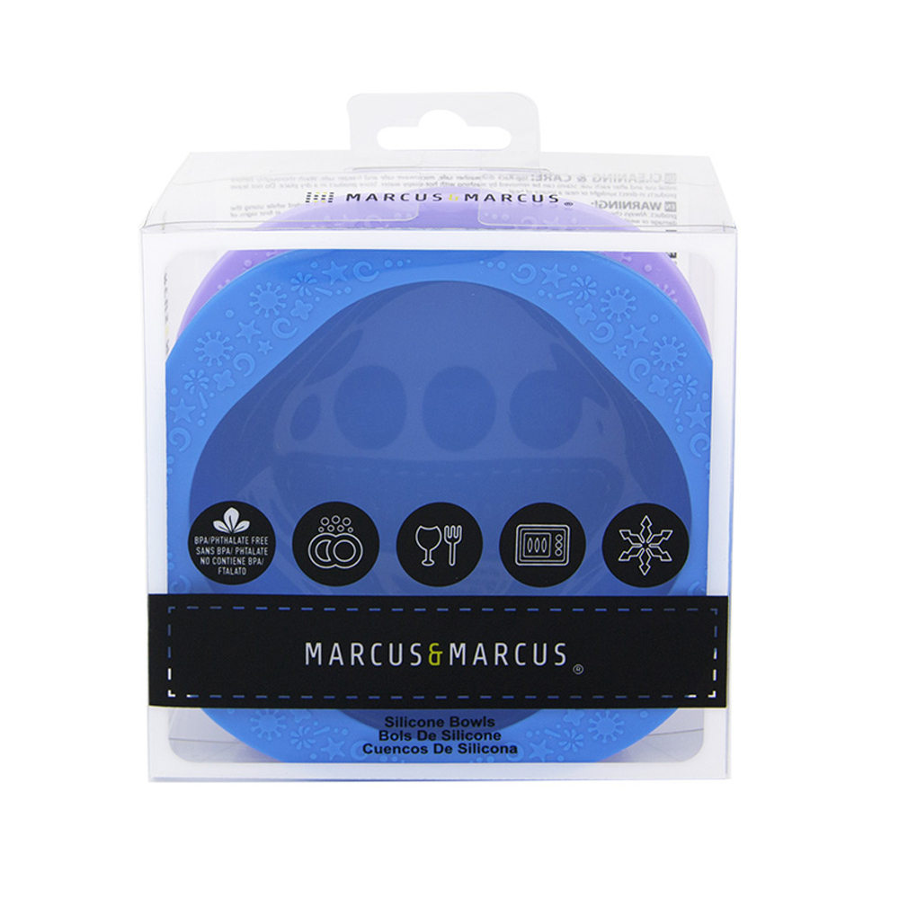 Bát Ăn Dặm Silicon Set 2 Cái  Cho Bé Marcus & Marcus - Willo & Lucas
