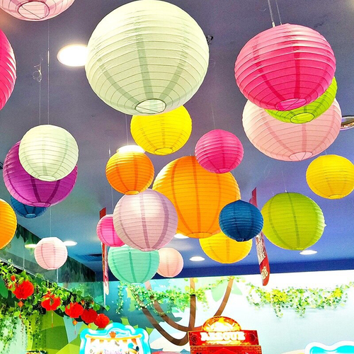 Đèn Lồng Giấy 20cm