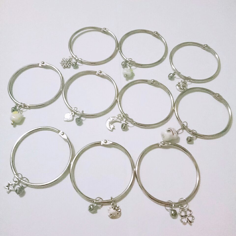 Sỉ combo 10 kiềng tay cao cấp mix charm đa dạng