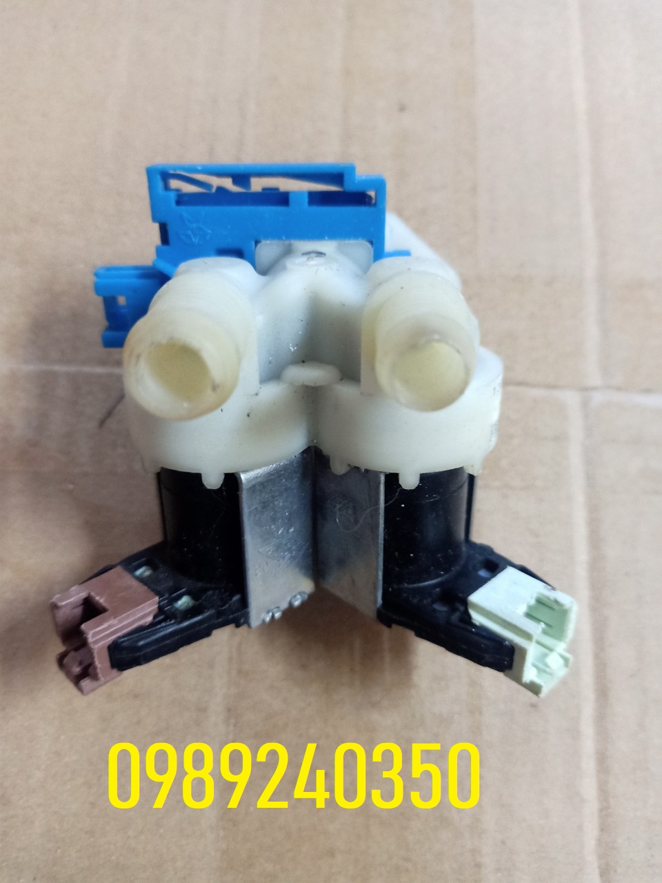 Van cấp nước đôi máy giặt electrolux ewf 12932s, 12932 tháo máy chính hãng