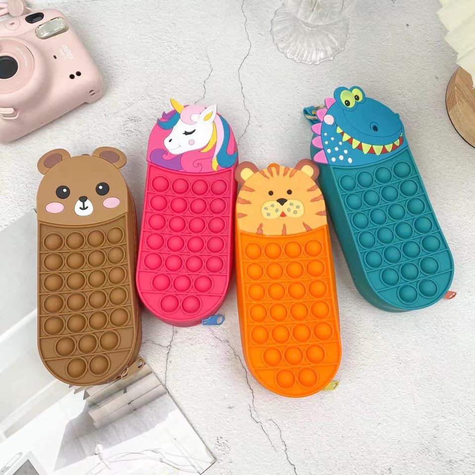 Túi đựng bút pop it, ví cầm tay mini siêu hot cho bé