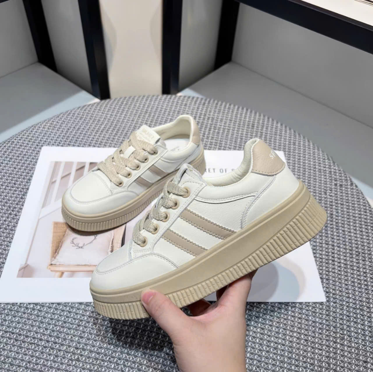 Giầy Thể Thao Nữ Độn Đế 5cm Hàng QCCC
