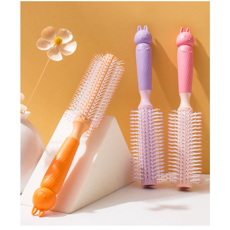 Lược tròn tạo phồng tóc đa dụng