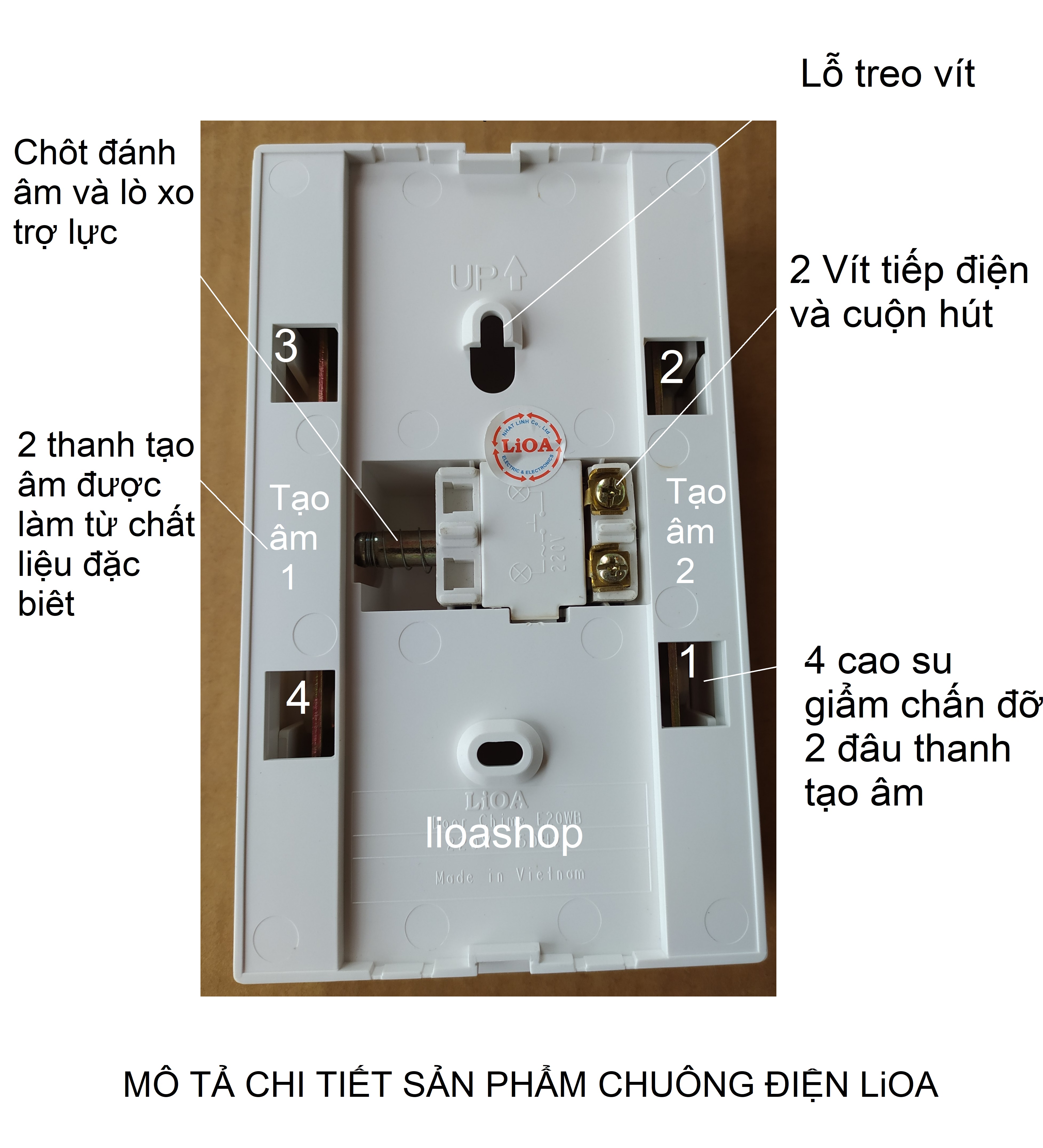 CHUÔNG CỬA LiOA.