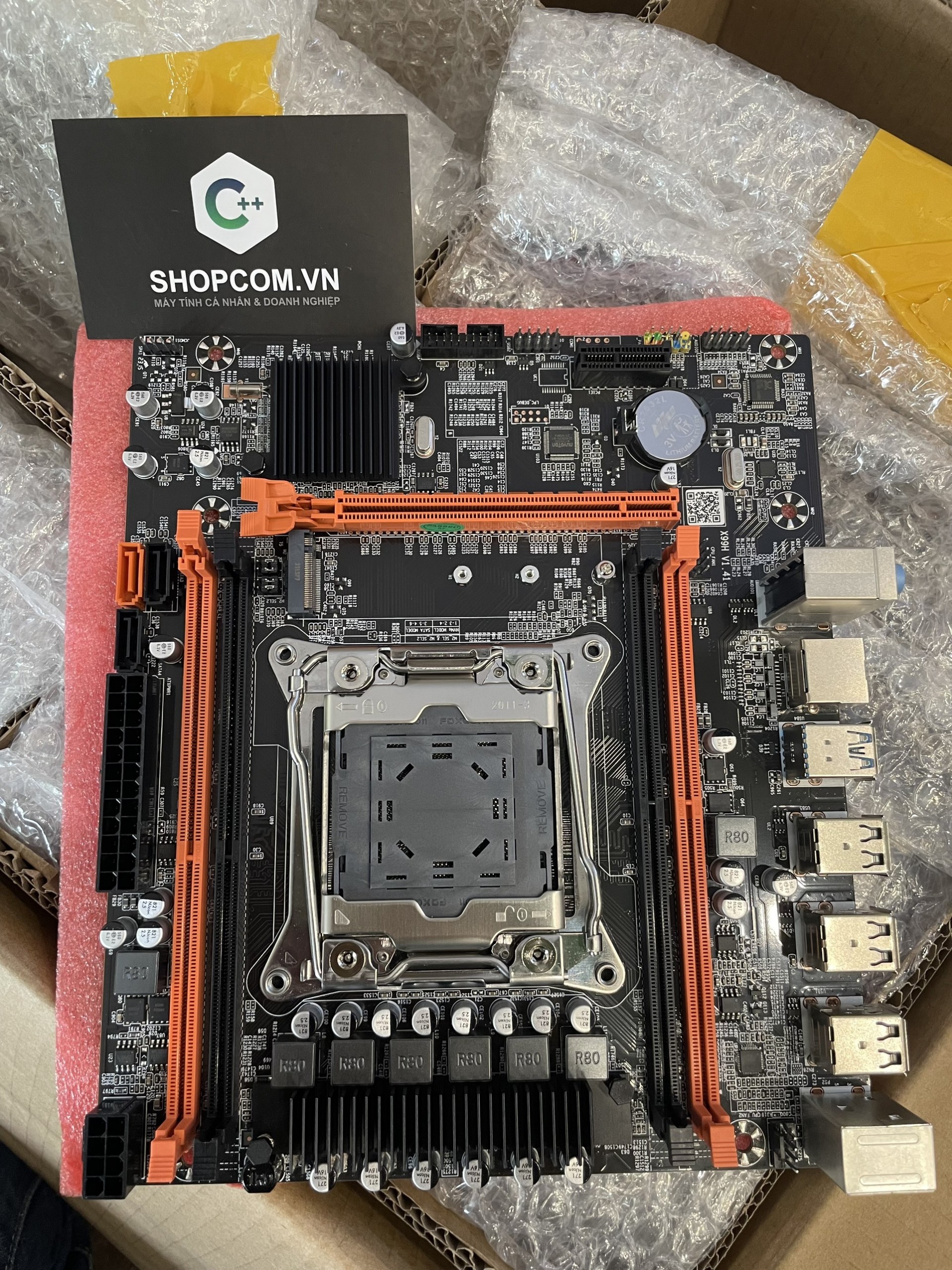 Main X99H DDR3/ DDR4 ECC REG hỗ trợ Xeon E5 v3/v4