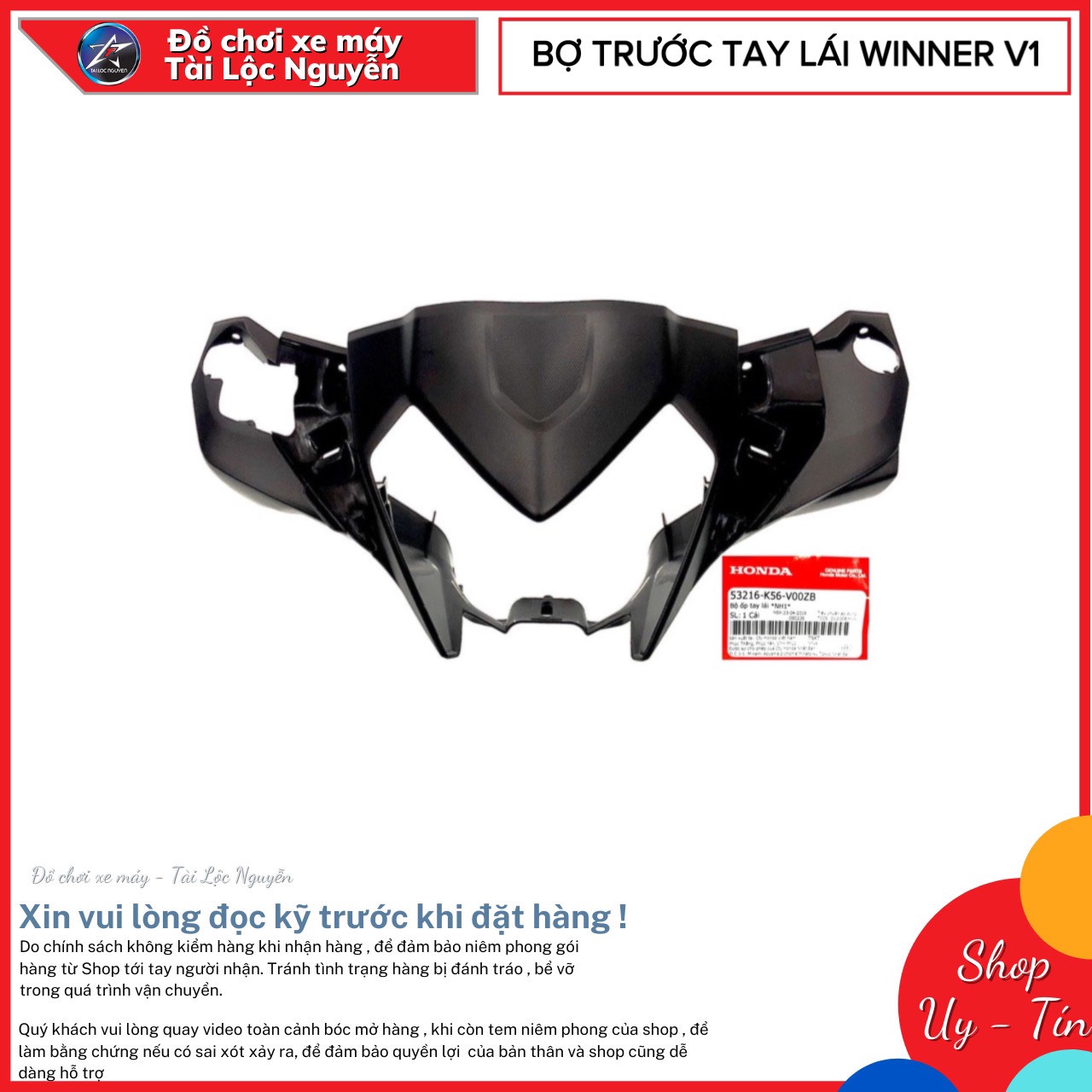 [HCM]SET 4 MÓN NHỰA ZIN C.HÃNG CHO HONDA WINNER