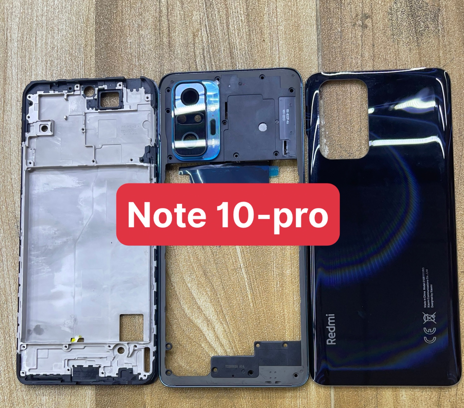 Bộ vỏ zin mới điện thoại xiaomi redmi note 10 pro