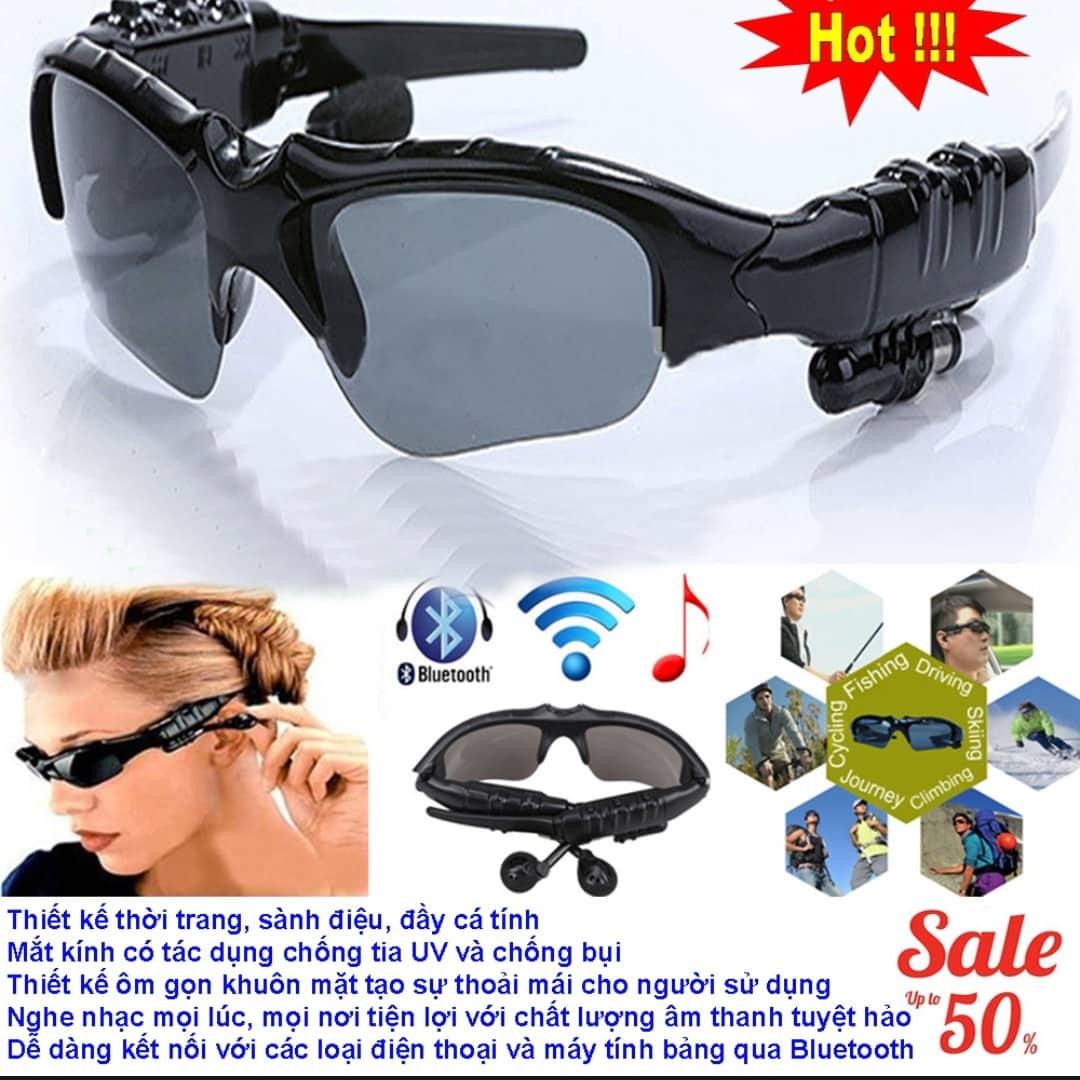 [HCM][SALE GIÁ SỐC] Mắt kính Bluetooth Sport Grown Tech V4.1 AT120 (Đen).
