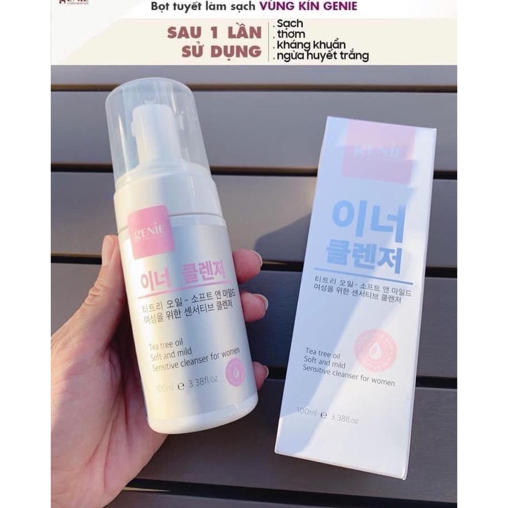 Dung Dịch Vệ Sinh Phụ Nữ Genie Tea Tree Oil 100Ml