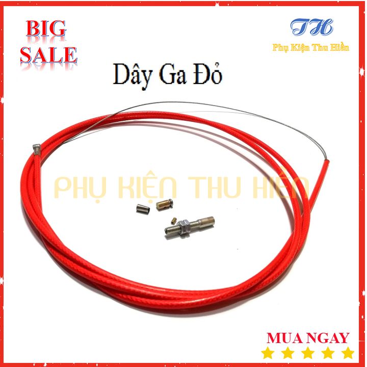 Dây ga đỏ xe máy thái lan cao cấp trang trí xe máy siêu chất