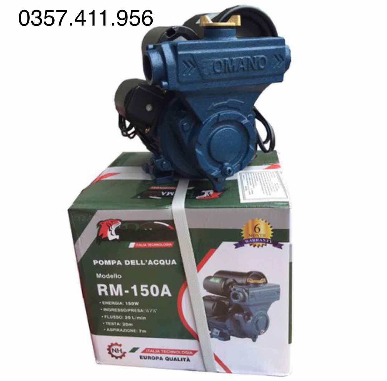 máy bơm tăng áp tự động 150w