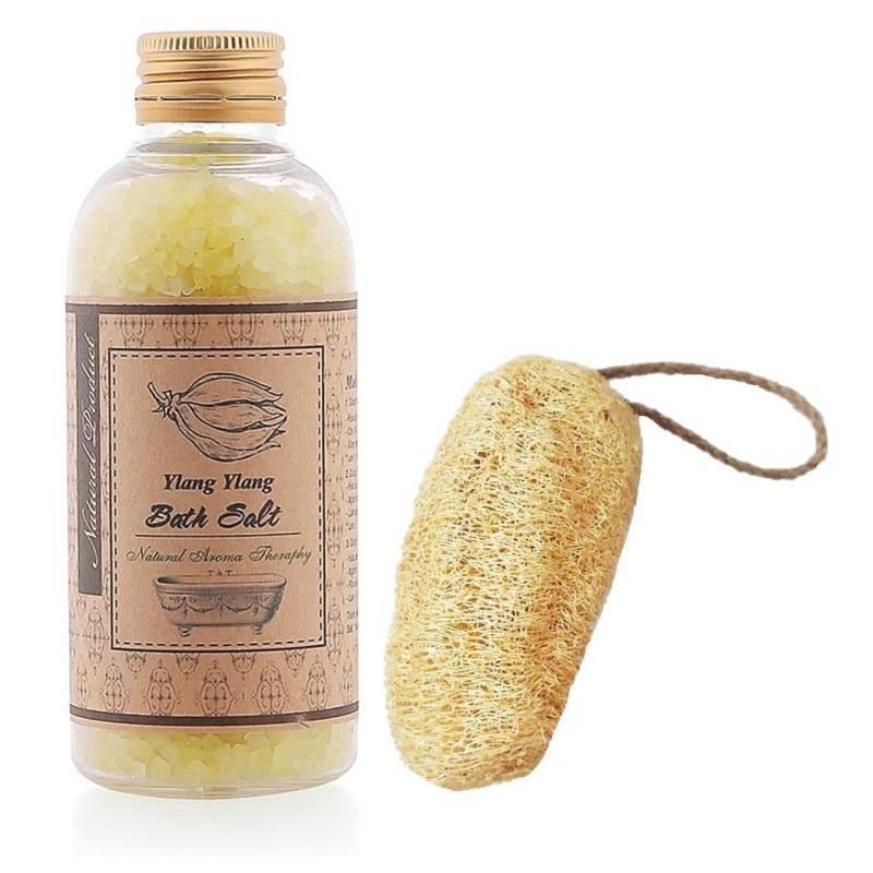 Muối ngâm ngọc lan tặng xơ mướp - Ylang Bath Salt (200g) nhập khẩu