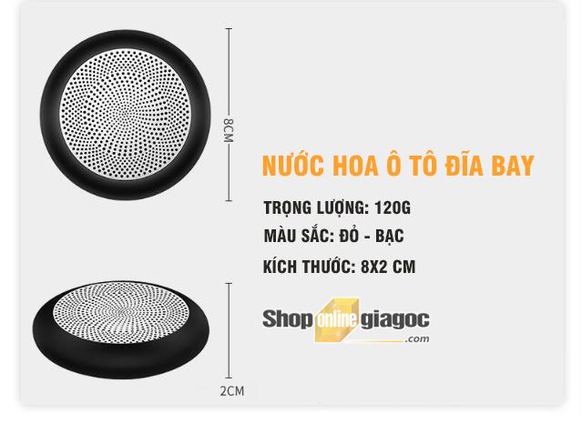 Nước Hoa Ô Tô Đĩa Bay SPW03