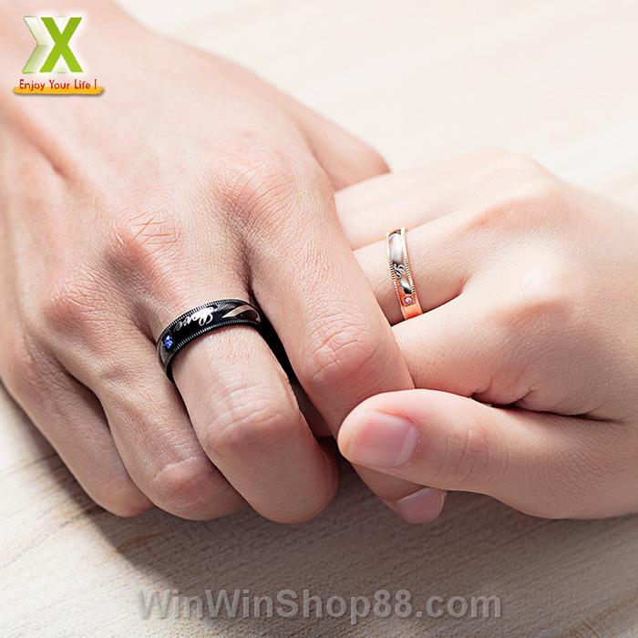 [FREESHIP MAX 15K][HCM]Nhẫn cặp tình nhân Love NC237