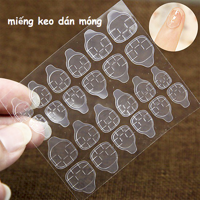 5 bộ 120 miếng keo mềm dán móng giả