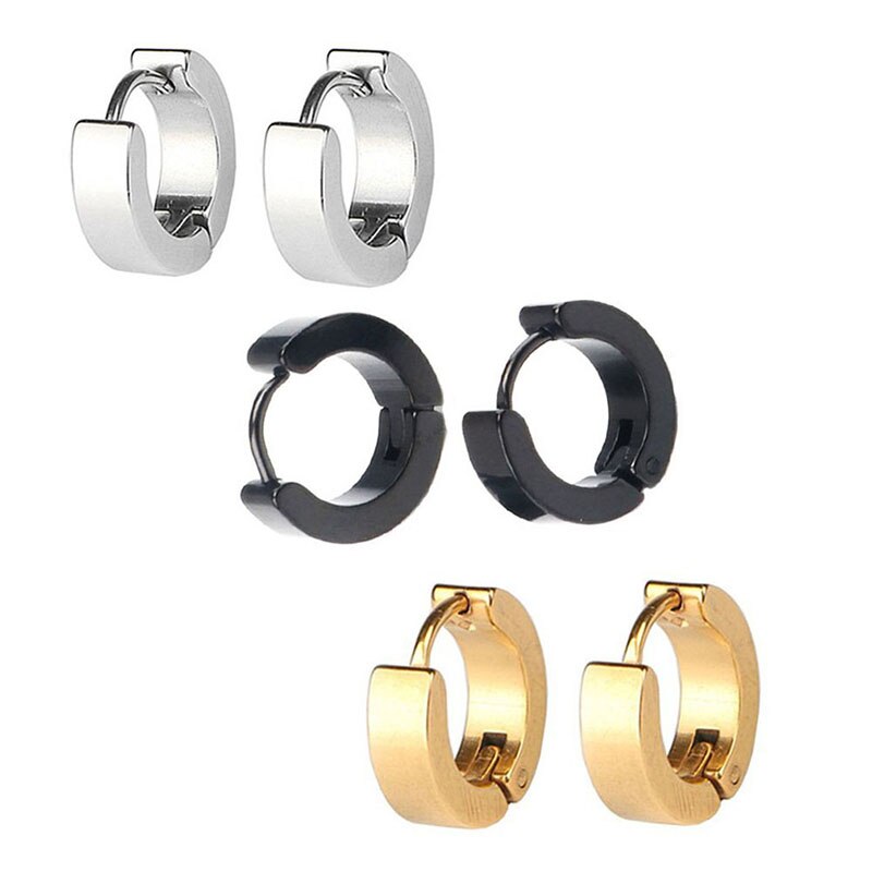 Bông tai nam titan xỏ lỗ 7 màu