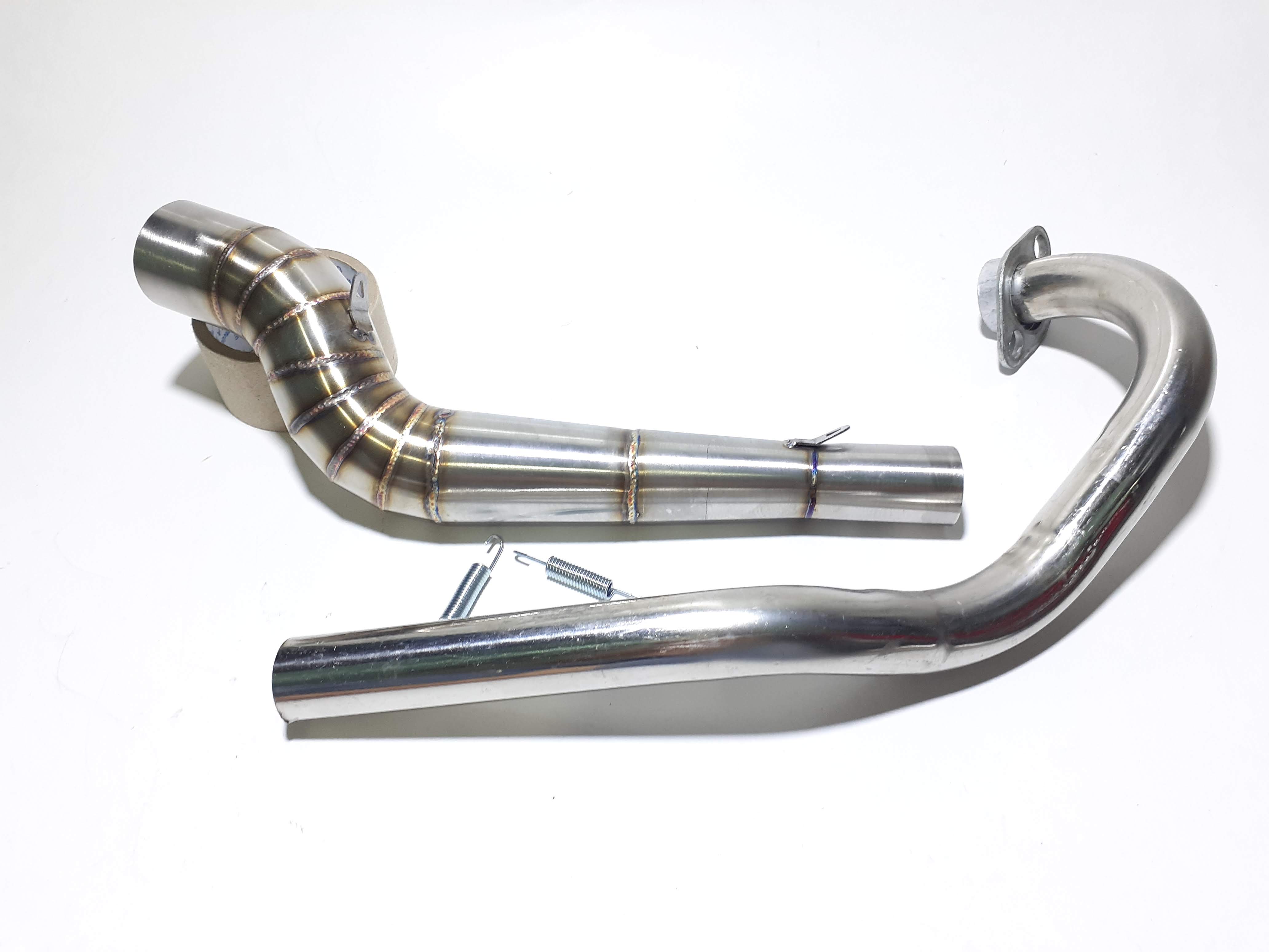 Cổ Pô 2 khúc from STB gắn pô Lon Dành cho Exciter 150