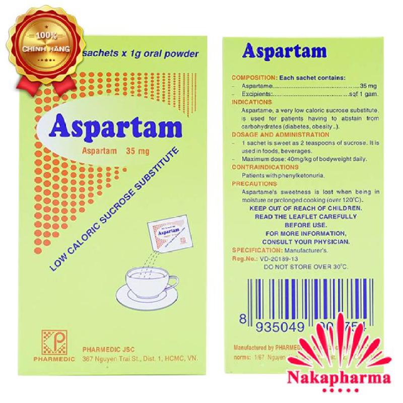 Đường ăn kiêng ASPARTAM – Giúp tạo vị ngọt ít năng lượng cho người ăn kiêng, bị tiểu đường, béo phì nhập khẩu
