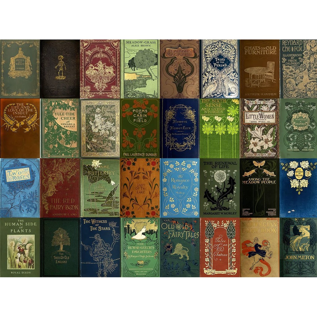 [HCM]Wall Collage dán tường trang trí decor phòng ngủ - theme Book covers