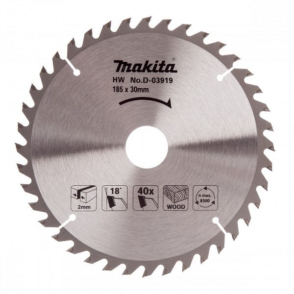 Lưỡi cắt gỗ Makita 180mm