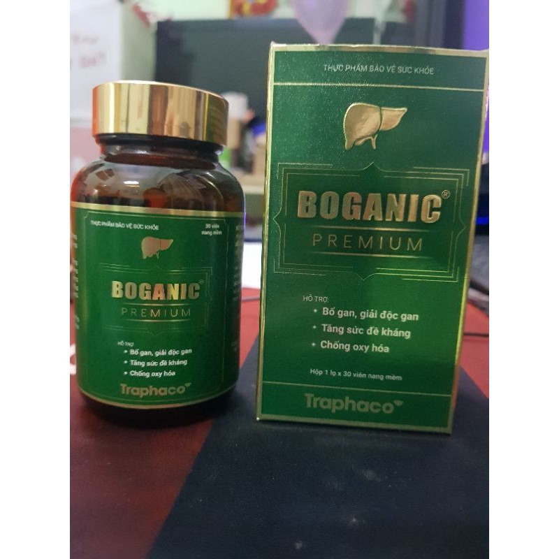 Thực phẩm bảo vệ sức khoẻ viên uống bổ gan Boganic Premium