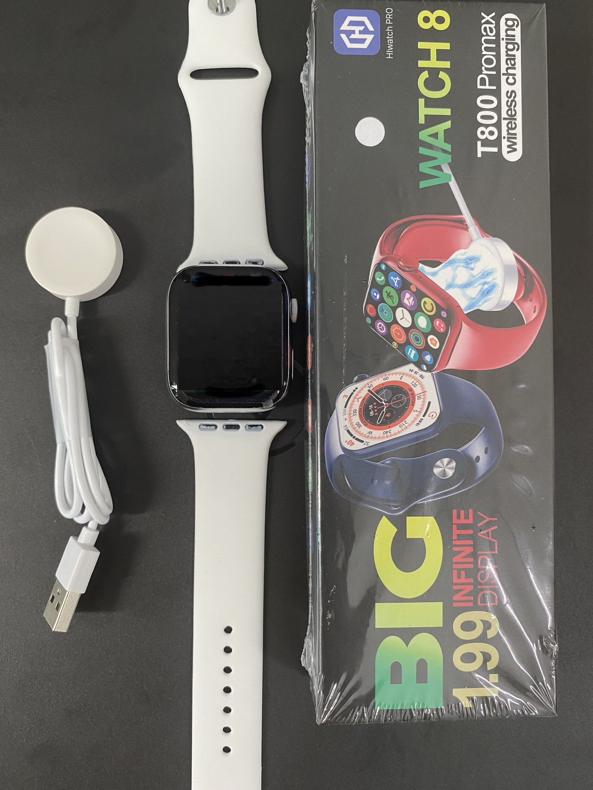 2023 New Đồng Hồ Thông Minh T800 Pro Max Tích Hợp Xạc Không Dây Nghe ...