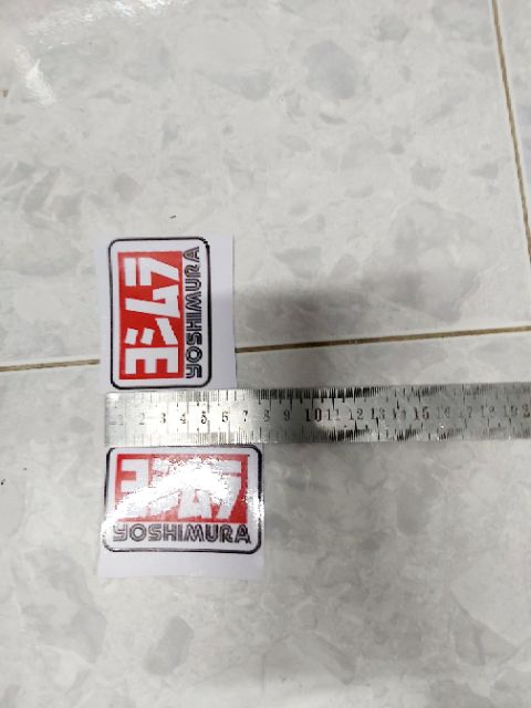Combo 2 Tem Sticker Yoshimura Dán Xe Giá Rẻ