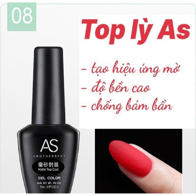 Top Lì AS Top Sơn Gel Nail - sinailmi