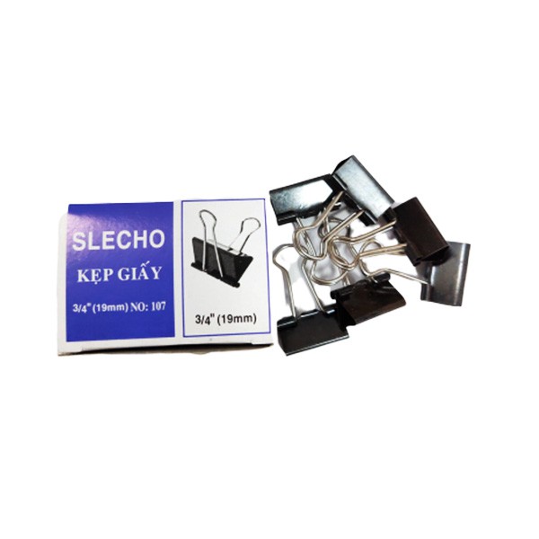 Kẹp giấy [ kẹp bướm ] Slecho 25mm hộp 12 cái
