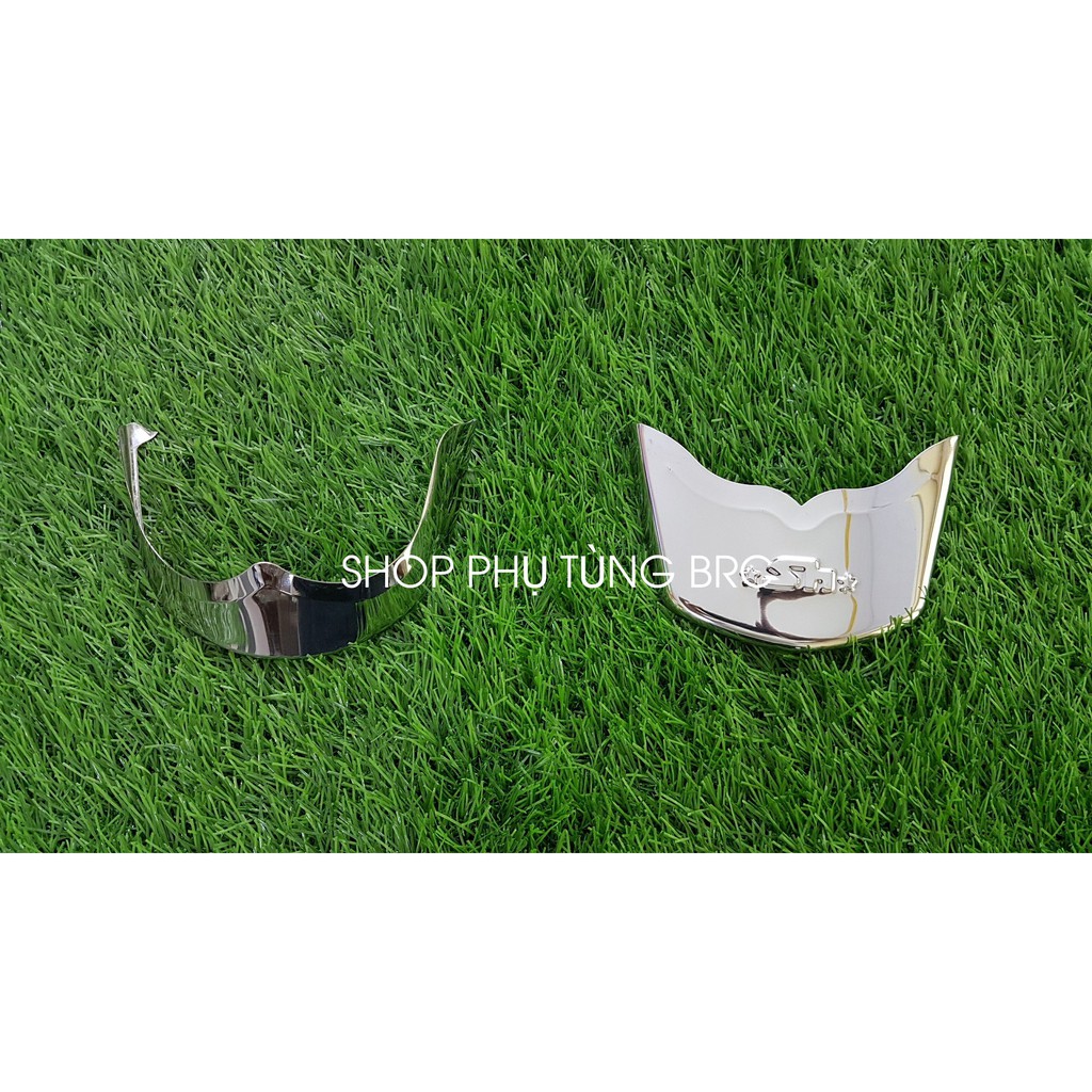 Bộ ốp mỏ dè trước, sau inox xe sh mode 2013 - 2019