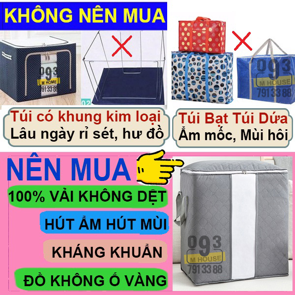 Túi Đựng Quần Áo Size 48x48x27cm