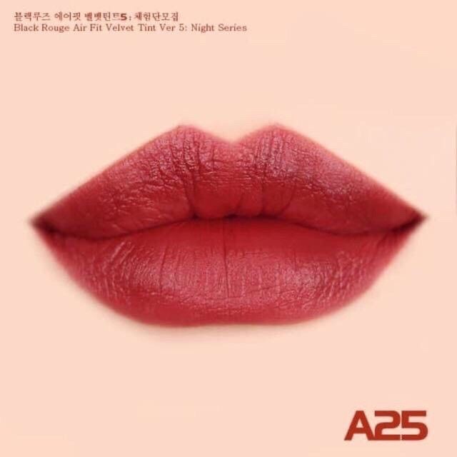Son Black Rouge Ver5 Son kem lì Air Fit Velvet Ver5