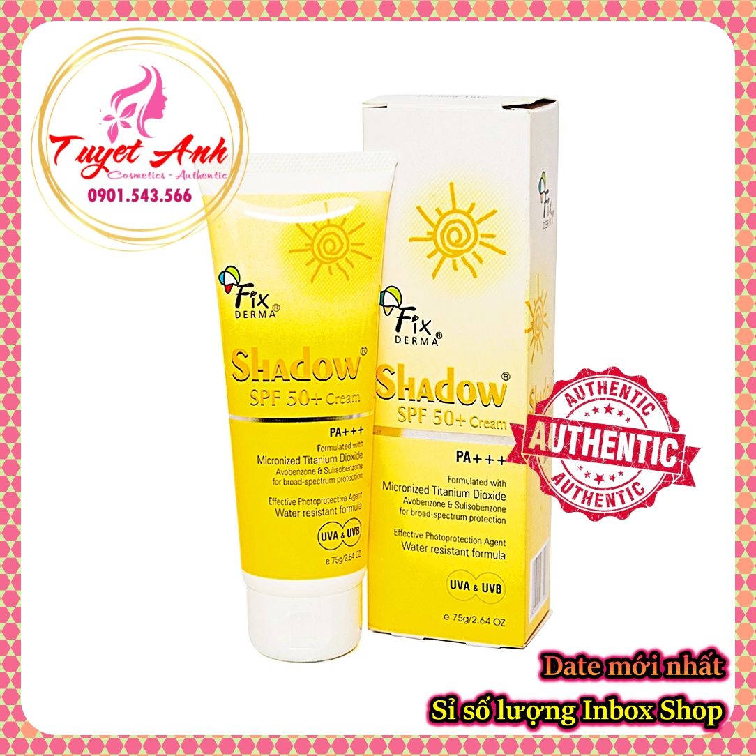 Fixderma Shadow SPF 30+ 50+ (75g) - Kem và gel chống nắng