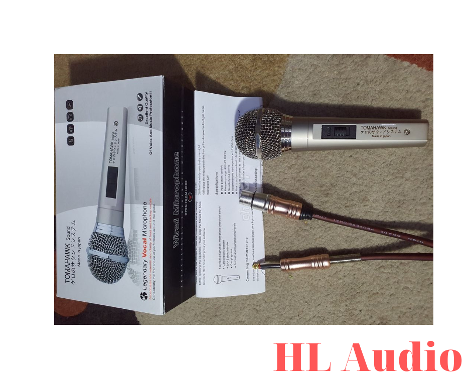 Micro có dây cao cấp TOMAHAWK - hàng nhật Chính Hãng - HL Audio