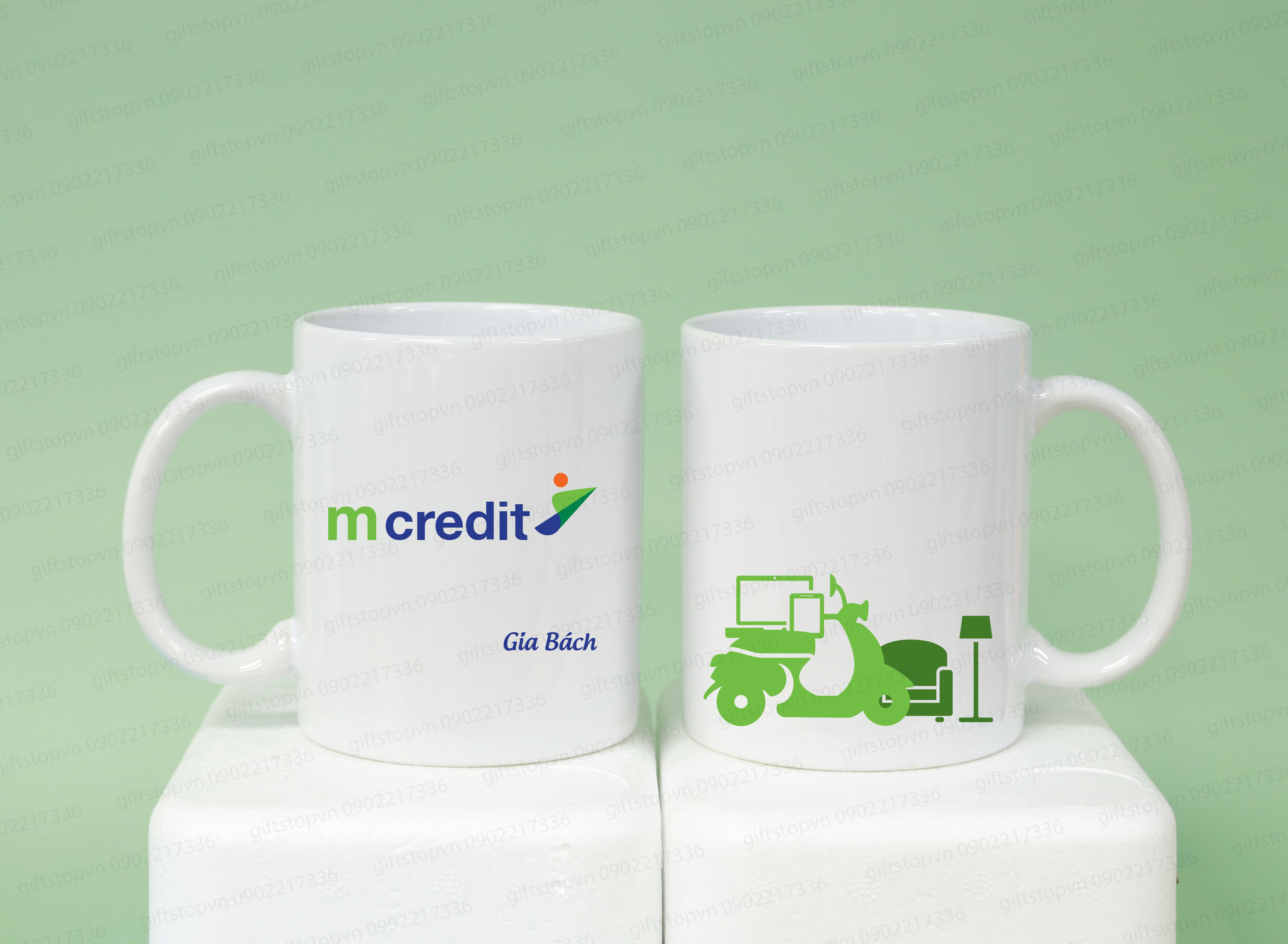 Cốc sứ in logo - Cốc sứ in ảnh