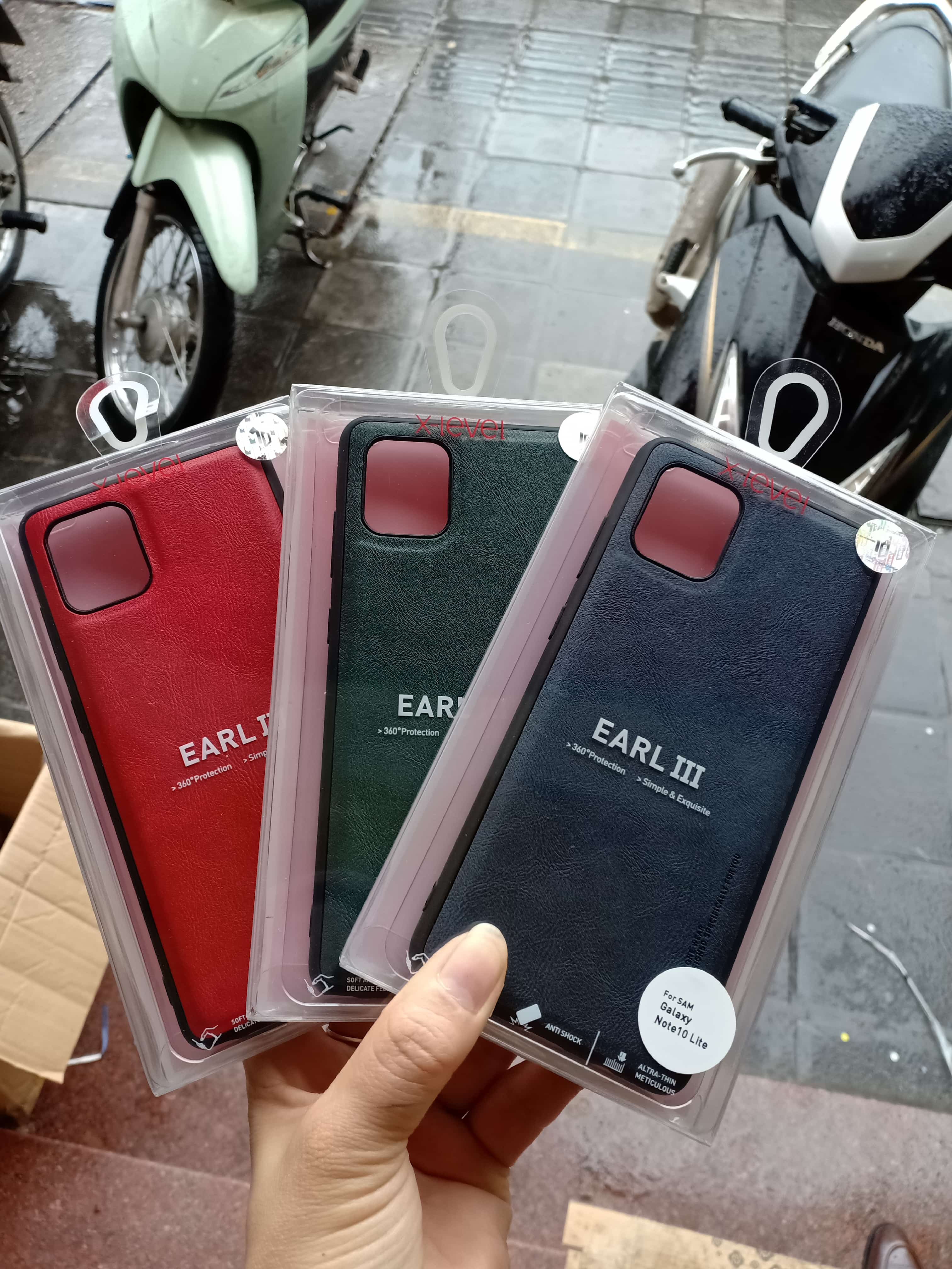 Ốp lưng da cho Samsung Note 10/ Note 10 Plus, Note 10 Lite, hiệu X-level Da Chính hãng