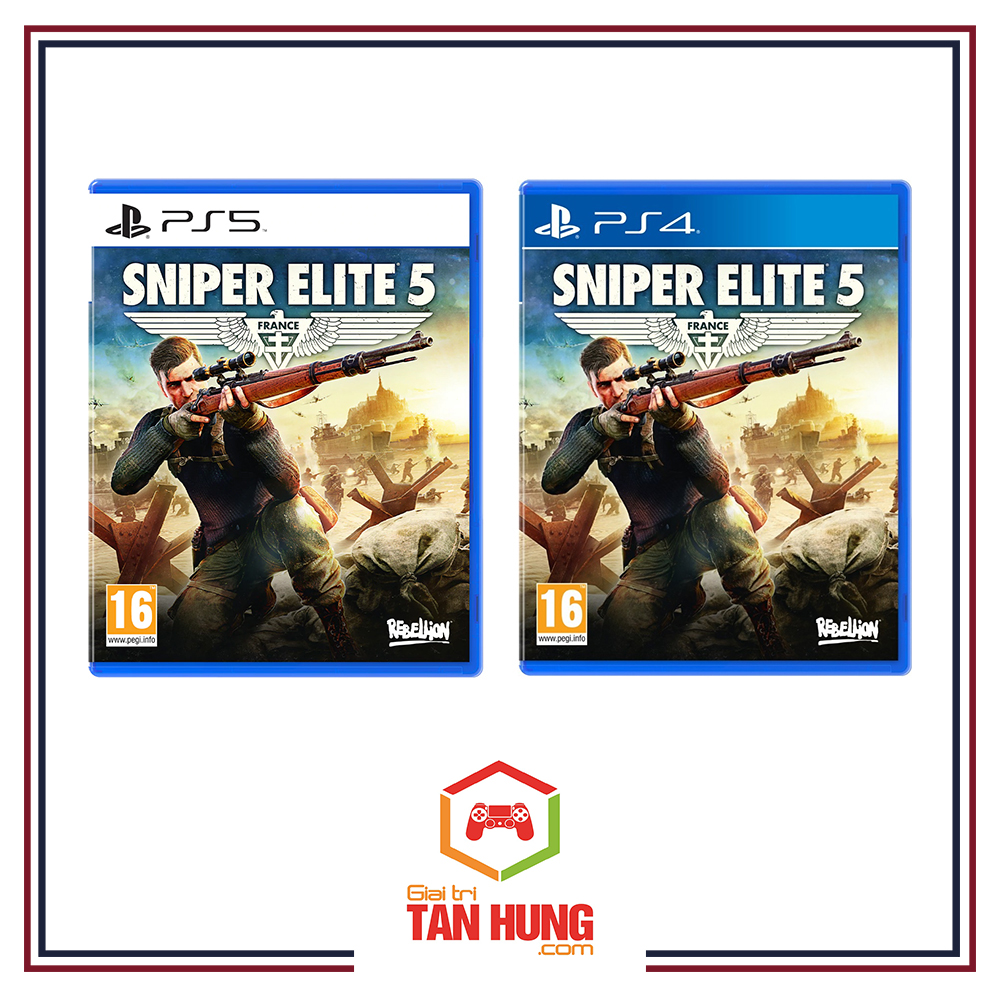 Đĩa Game Ps4 Ps5 Sniper Elite 5