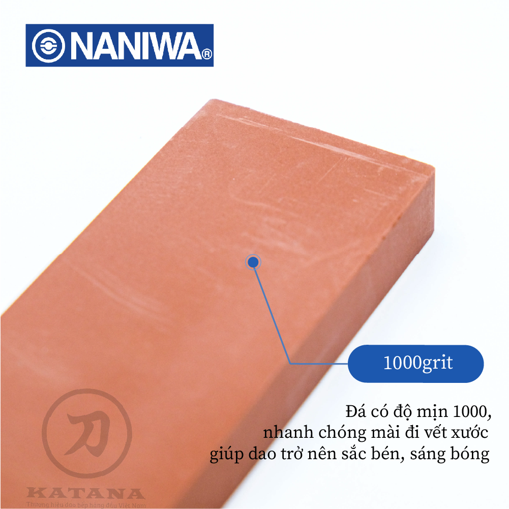 Đá mài trung Naniwa Nhật Bản #1000 DELUX E 510 (175x55x15)
