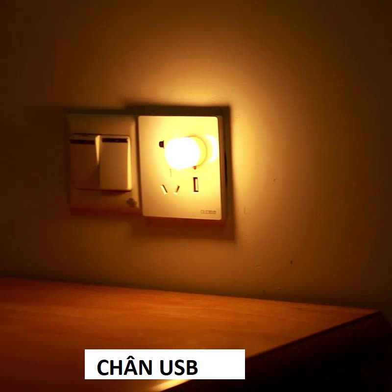 {HOT freeShip} Đèn Led Mini Bảo Vệ Mắt Đọc Sách, Đèn Led Ngủ Cổng USB